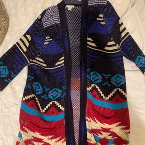 Tribal print sweater